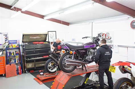 Motorbike repair shop
